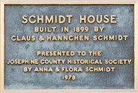 Schimidt House Plaque